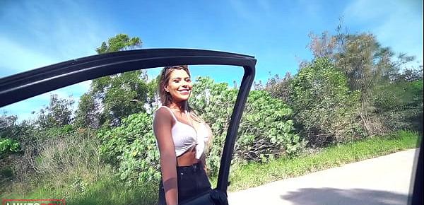  NINA MILANO FUCKS OUTDOORS